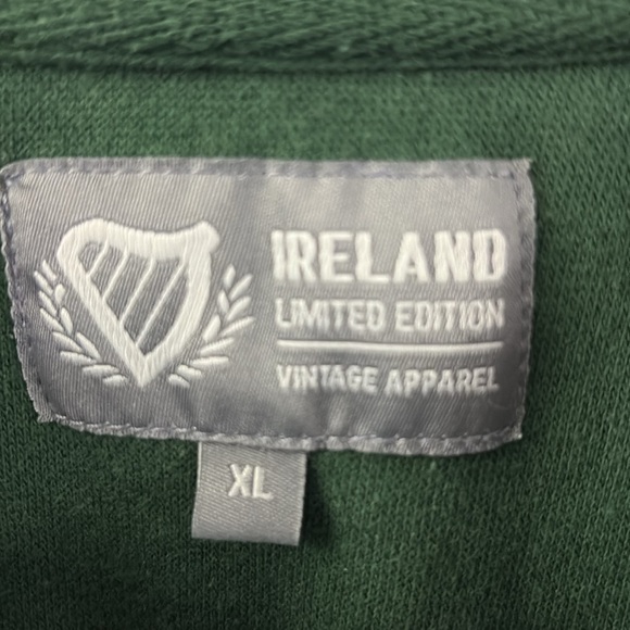 Ireland Limited Edition Vintage Apparel Mens Sweatshirt Sz XL Embossed Lettering - Picture 4 of 6